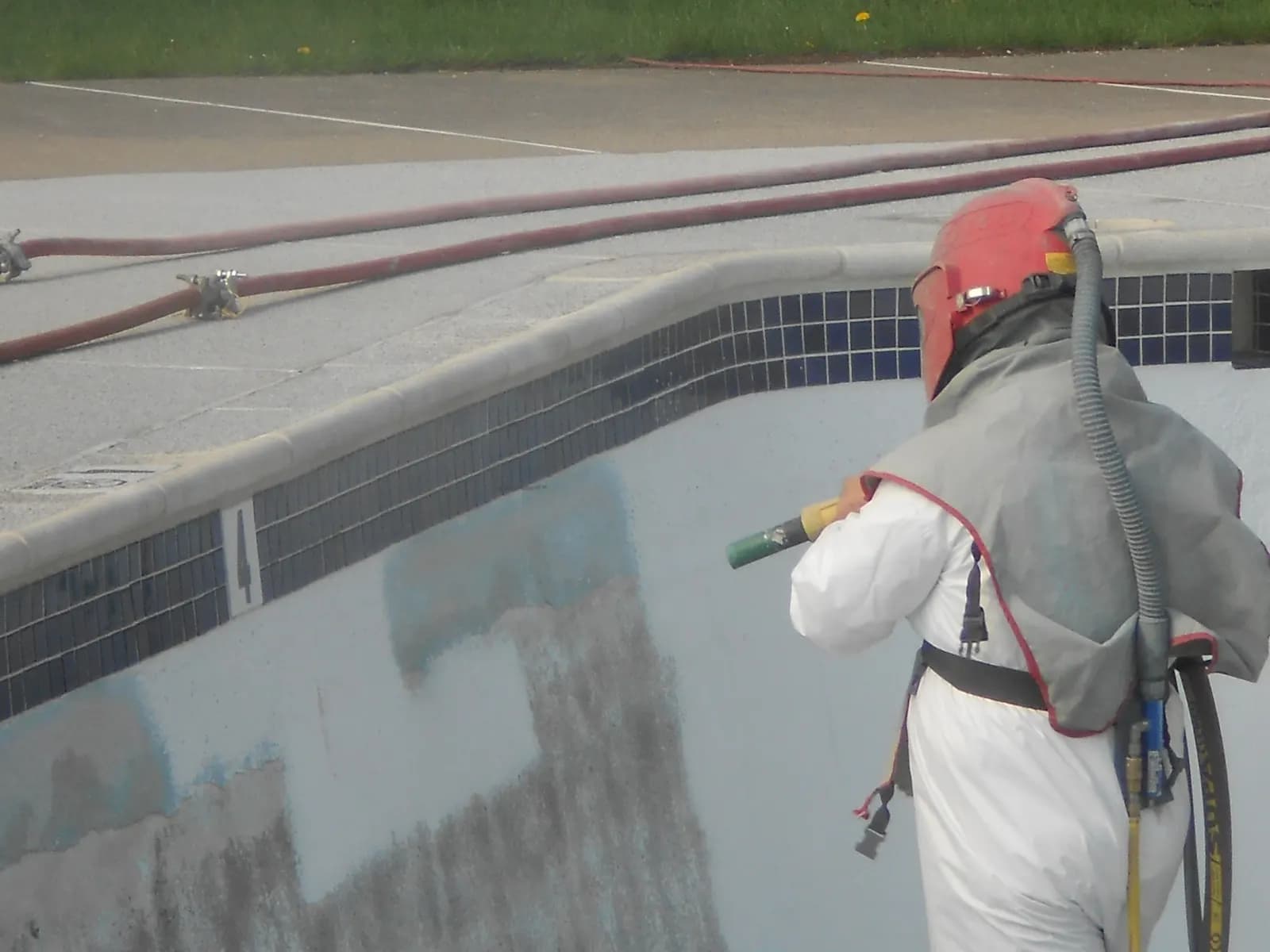 Sandblasting — pool service across PA, NJ & DE by Premier Pool Renovations