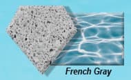 French Gray Quartz — pool finish sample